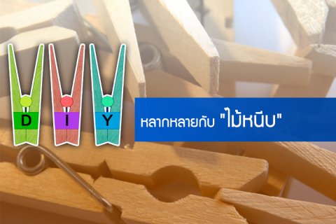DIY หลากหลายกับ ไม้หนีบ