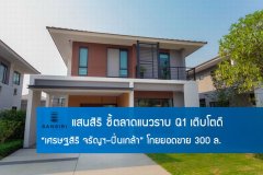 แสนสิริ ชี้ตลาดแนวราบ Q1 เติบโตดี - “เศรษฐสิริ จรัญฯ-ปิ่นเกล้า” โกยยอดขาย 300 ล้าน