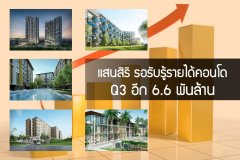 แสนสิริ รอรับรู้รายได้คอนโด Q3 อีก 6.6 พันล้าน