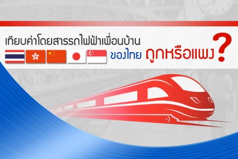 เทียบค่าโดยสารรถไฟฟ้าเพื่อนบ้าน ไทยถูกหรือแพง ?