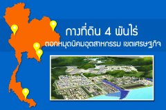 กางที่ดิน 4 พันไร่ ตอกหมุดนิคมอุตสาหกรรม เขตเศรษฐกิจ