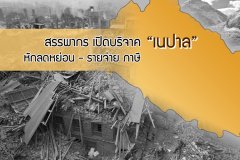 สรรพากร เปิดบริจาคเนปาล หักลดหย่อน-รายจ่าย ภาษี