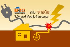 ทำไม สายดิน จึงมีความสำคัญกับบ้านของคุณ ?