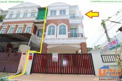 ขายทาวน์โฮม 3 ชั้น หลังริม ม.เดอะ พาราไดซ์ ซ.แจ้งวัฒนะ 14 ทุ่งสองห้อง หลักสี่ ใกล้เมืองทอง ศูนย์ราชการแจ้งวัฒนะ เข้าออกว