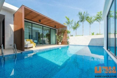 Villa for sale, the same project as Movenpick, Pattaya, 3 bedrooms, 3 bathrooms Price 24 million baht, area size 130 sq