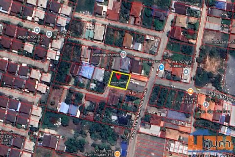 ขายที่ดิน ถนนประชาอุทิศ ซอย 4 เนื้อที่ 94 ตร.ว. แปลงสี่เหลี่ยมสวย