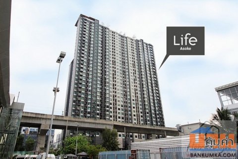 รหัส:  DHL-092 ขายด่วน ๆ Condo. Life Asoke 1 นอน 30 SQ.M. 4600000 BAHT ใกล้กับ MRT เพชรบุรี อสังหาดี