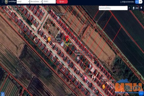 ขายที่ดิน หมู่บ้านรุ่งกานต์ 7 บางบัวทอง นนทบุรี เนื้อที่ 62 ตร.ว. แปลงสี่เหลี่ยมสวย
