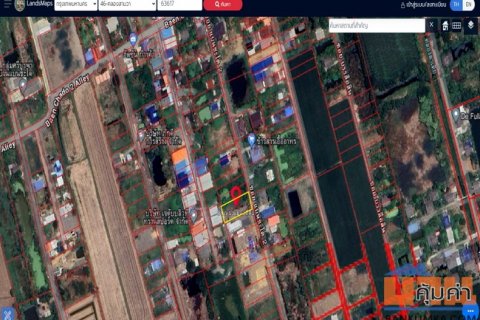 ขายที่ดิน ซอยแบนชะโด ถนนประชาร่วมใจ เนื้อที่ 200 ตร.ว. แปลงสี่เหลี่ยมสวย