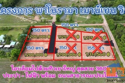 ด่วนว่างเพียง 2 ล็อคเท่านั้น เมืองในม่านหมอก ต.เขาพระ อ.เมืองนครนายก เดินไปเล่นน้ำตกเขาน้ำโจนได้เพียง 500 เมตร