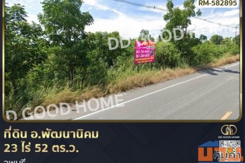 ที่ดิน อ.พัฒนานิคม 23 ไร่ 52 ตร.ว. ลพบุรี