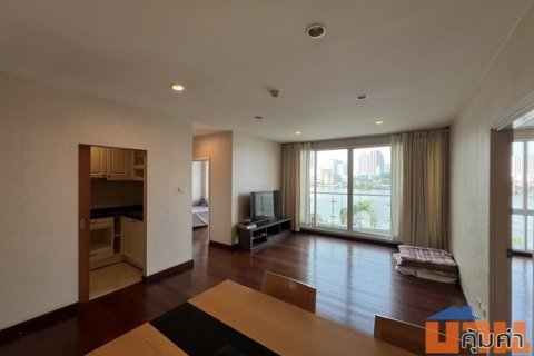 Condo Ivy River for Rent : 2 ฺBed 92 sq m.  27,000 Bath  Next to the Chao Phraya River, Luxury condo ready to move in