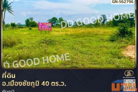 ที่ดิน อ.เมืองชัยภูมิ 40 ตร.ว. ชัยภูมิ