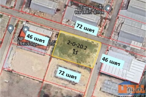 ขาย ที่ดินเปล่า แปลงมุม 2 ไร่ 20.8 ตร.วา โครงการสุวรรณบุตร 1  จ.สมุทรปราการ สร้าง โรงงาน โกดัง จุดกระจายสินค้า.