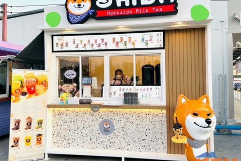 เซ้งร้านชานมไข่มุก Shiba Hokkaido Milk Tea สาขาตลาดนัดซอยพุทธบูชา 36