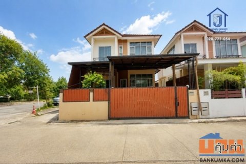 ขายบ้านเดี่ยว 2 ชั้น หมู่บ้านชนันธร กรีนวิลล์ บางบอน 3 หลังมุม ใกล้โรงเรียนสารสาสน์วิเทศบางบอน