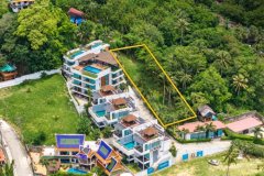 ขายที่ดินภูเก็ตบนเนินกะรน 920 ตร.ม. วิวทะเล เหมาะสร้าง Luxury Pool Villa ภูเก็ต