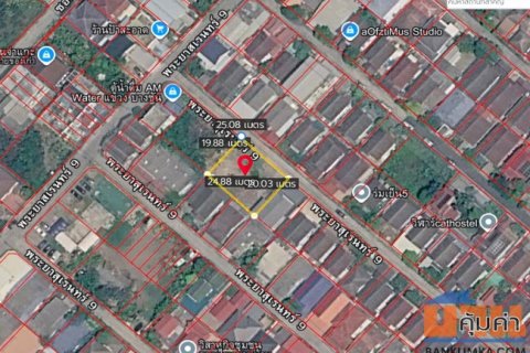 ขายที่ดิน 120 ตร.ว. ซอยพระยาสุเรนทร์ 9 ถนนรามอินทรา คลองสามวา กรุงเทพมหานคร