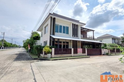 ขายด่วน เจ้าของขายเอง ขายบ้านเดี่ยว 2 ชั้น พร้อมที่ดินเปล่ามีโฉนด รวมพื้นที่ 120 ตร.วา (บ้านหลังมุม)