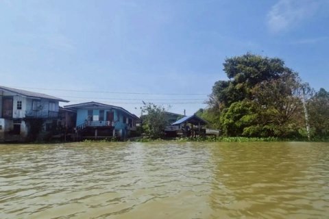 ขายที่ดินริมน้ำเจ้าพระยา ทำเลทอง ปากเกร็ด นนทบุรี ตรงข้ามสวนทิพย์ ราคาดีทำเลดีมาก ติดต่อผึ้งรติ 0619419639