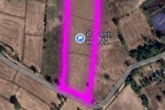 ขายที่ดิน จังหวัดมหาสารคาม ติดทางสาธารณะ เนื้อที่ 4 ไร่ 3 งาน 4 ตารางวา