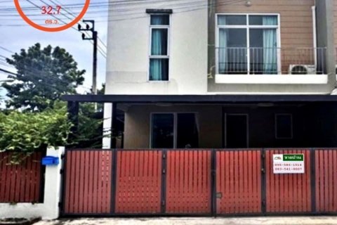 ขายทาวน์โฮม2ชั้น 32.7ตรว. หลังริม ม.แฮปปี้วิลล์ ดอนเมือง สภาพดี ไม่เคยเข้าอยู่ ราคาพร้อมคุย