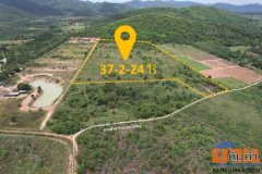 ขายที่ดิน 38 ไร่ วิวสวย ติดเขา ต.หนองพลับ อ.หัวหิน (2,500 บาท/ตรว.)