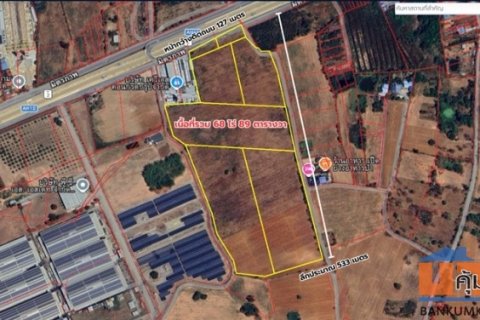 ขายที่ดินแปลงใหญ่ เนื้อที่ 68 ไร่ 89 ตร.ว. ติดถนนมิตรภาพ (นครราชสีมา–ขอนแก่น) ทำเลทองเพื่อการลงทุน