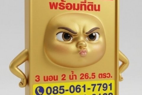 ขายบ้าน 3 นอน 2 น้ำ