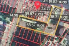 ขายที่ดินเพชรบุรีตัดใหม่ หน้ากว้างติดถนนเพชรบุรีตัดใหม่ 20 เมตร ลึก 40 ม. พื้นที่เป็นรูปตัวแอล