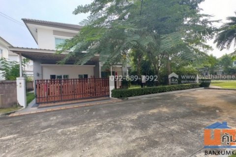 ขายบ้านเดี่ยว 2 ชั้น หมู่บ้านเดอะแกรนด์ พระราม2 โซนอินฟิเนีย ถนนพระราม2 พื้นที่ 76.4 ตรว. ใกล้เซ็นทรัลมหาชัย บ้านหลังมุม