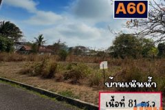 ขายที่ดินจัดสรรโครงการบ้านเนินน้ำ  ขนาด 81 ตร.ว หน้ากว้าง 15 เมตร ลึก 22 เมตร วิวอ่างเก็บน้ำ วิวภูเขา มีความเป็นส่วนตัวส