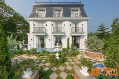 ขายบ้านเดี่ยว 4 ชั้น พร้อมกิจการคาเฟ่และห้องพัก สไตล์ยุโรป ทำเลริมแม่น้ำ