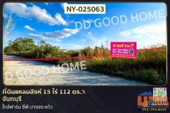 NY-025063 ที่ดินแหลมสิงห์ 15 ไร่ 112 ตร.ว. จันทบุรี ใกล้ฟาร์ม ซีพี บางสระแก้ว