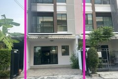 ขายทาวน์โฮม3ชั้นบ้านกลางเมืองนวมินทร์42 บ้านหลังมุม ทำเลดีพร้อมอยู่