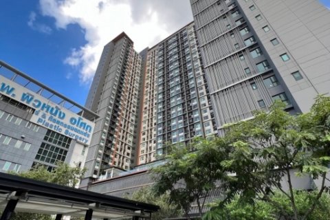 ขายคอนโดLife AsokeติดMRTเพชรบุรีAirport Link มักกะสัน  ขนาด 35 ตร.ม. ชั้น 28 วิวตึกใบหยก