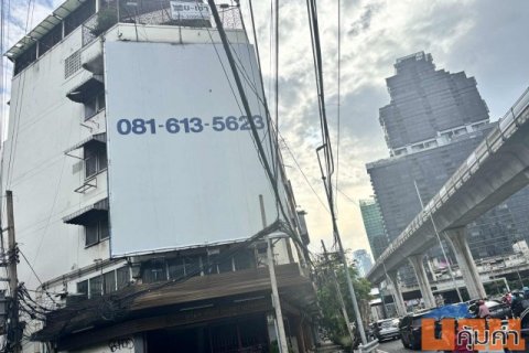 ขาย/เช่า อาคารพาณิชย์6ชั้น 2คูหา 33.5 ตรว หลังมุม ติดถนนใหญ่สาทรเหนือ