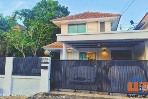 ขายบ้านเเฝด 2 ชั้น หมู่บ้านบ้านสวนบางพระ – ศรีราชา เจ้าของขายเอง ไม่รับนายหน้า