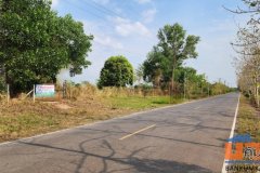 ขายด่วนที่ดินถมแล้ว ปากพลี นครนายก แปลงสวยขนาด 4 ไร่ 41.9 ตร.ว. ติดถนน