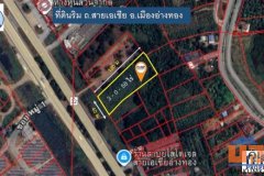 ขายด่วน ที่ดินทำเลทอง 3 ไร่เศษ ติดถนนสายเอเชีย ใกล้เมืองอ่างทอง