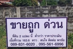 ขายที่ดินติดกัน2เเปลง (ต่ำกว่าราคาประเมินราชการ) อยู่ในโครงการปัญญาเลคโฮม เขตมีนบุรี กรุงเทพมหานคร