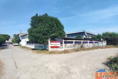 ขาย ที่ดินพร้อมสิ่งปลูกสร้าง ขนาด 218ตร.ว. หมู่บ้าน อ่างทองธานี กระทุ่มแบน