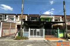 ทาวน์เฮ้าส์ 2 ชั้น 17 ตร.ว. สภาพดีพร้อมเข้าอยู่ หมู่บ้านเทพมงคล ปทุมธานี ใกล้เมืองทองธานี ซอยเทคโนแหลมทอง ถนนกรุงเทพ-ปทุ
