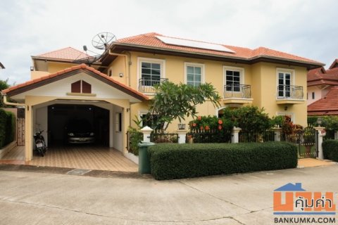 ขายบ้านเดี่ยว 2 ชั้น โครงการEl Grande ( เอล แกรนด์ ) ขนาด 160 ตร.ว. ใกล้ตลาดน้ำสี่ภาคพัทยา ต.หนองปรือ อ.บางละมุง จ.ชลบุร