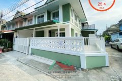 รีโนเวทใหม่ขายถูก2.39ล้าน ทาวน์เฮ้าส์25.4ตรว. หลังมุม ม.พฤกษา18/1 บางใหญ่ ฟรีโอน