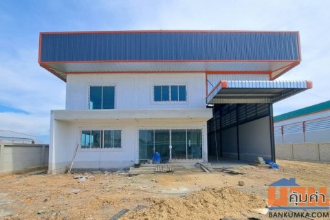 ขายโกดังโรงงาน 1-2 ไร่ ถนนกว้าง รถตู้คอนเทนเนอร์เข้าออกสะดวก กระทุ่มแบน สมุทรสาคร ซอยพันธุวงษ์