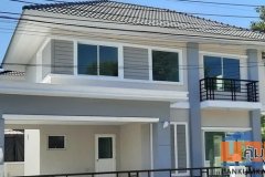 หลังมุม5นอนขายบ้านเดี่ยวสินบดีบางบัวทอง ต่อเติมครบ ในซอยกรมที่ดินบางบัวทอง