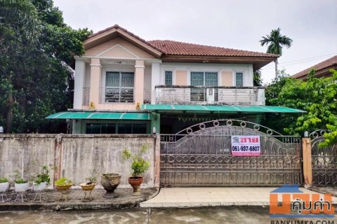 ขายบ้านเดี่ยว หมู่บ้านนลิน เรสซิเดนซ์ หทัยราษฎร์ เนื้อที่ 76 ตร.ว. 2 ชั้น 4 นอน 3 น้ำ