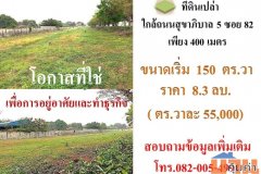 ขายที่ดิน ในซอยสุขาภิบาล5 ซอย82
