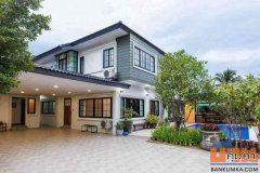 บ้านพูลวิลล่า สไตล์โมเดิร์น Fully Furnished พร้อมเข้าอยู่ ทำเลดีที่สุด หลังตลาดแม่เหียะ เชียงใหม่